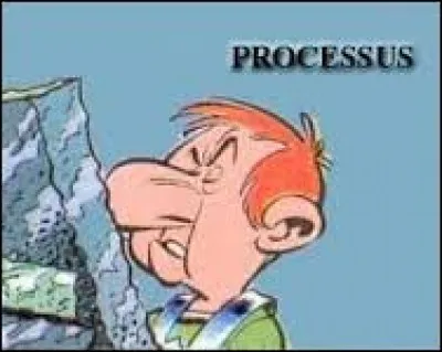 Chargé de graver la liste des engagés volontaire, Processus est un personnage de l'album ...