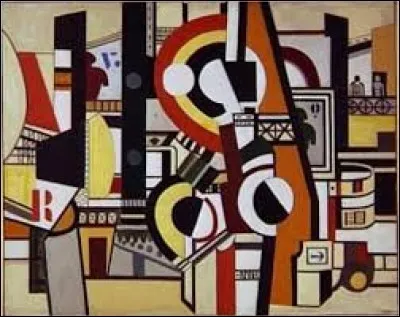 "Les Disques dans la ville" est un tableau de ...