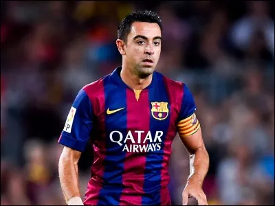 Xavi a 36 ans en 2016.