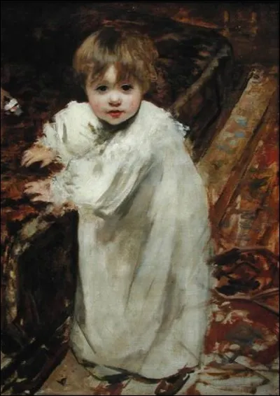 Qui a immortalisé sur cette toile "Les premiers pas de Colette" ?