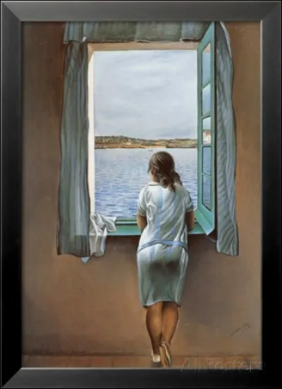 Qui a peint "Jeune fille debout à la fenêtre" ?