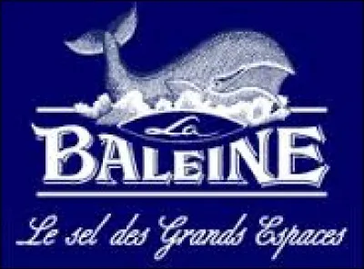 La marque sel "Baleine" s'appelle ainsi car ce sont les baleines qui produisent le sel.