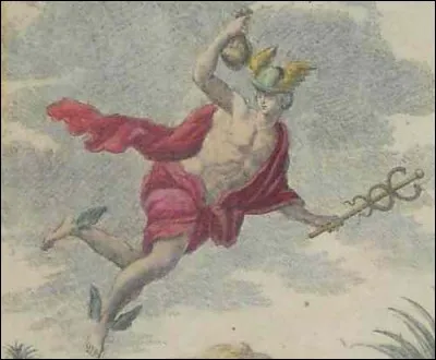 M - "Mercure", dieu du commerce et messager des autres dieux dans la mythologie romaine, est assimilé à Hermès de la mythologie grecque.