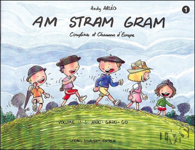 A - "Am stram gram", les premiers mots d'une comptine enfantine, sont immédiatement suivis de "Bour et bour et ratatam". Clip !