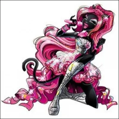 Elle se nomme Caty Noir et elle est la star du film :