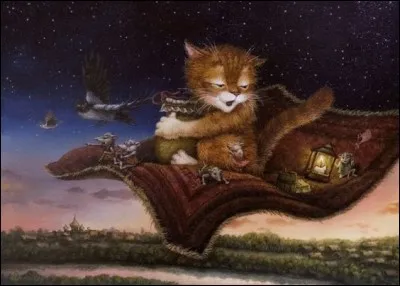 Dans lequel de ces animés n'y a-t-il pas de tapis volant ?