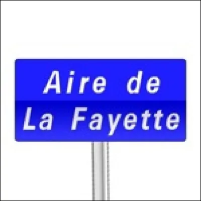 Ce panneau indique une aire...