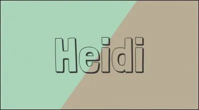 En quelle année y a-t-il eu le plus de naissances d'Heidi en France ?
