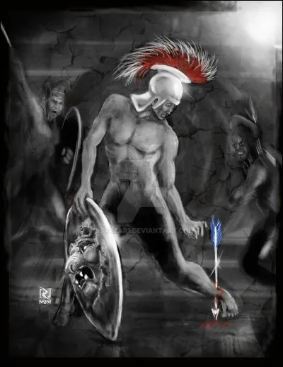 Chef des Myrmidons, guerrier invincible et impitoyable, son point faible était son talon. Qui est-il ?