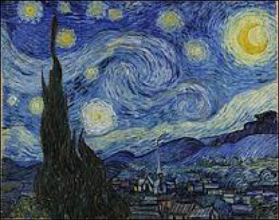En quelle année la très célèbre peinture "La Nuit étoilée" fut-elle peinte par le célèbre Néerlandais Vincent van Gogh ?