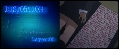 Quel personnage de l'entourage de Lain devient complètement fou après avoir eu des hallucinations et reçu des messages répétitifs ("Réaliser la prophétie") ?