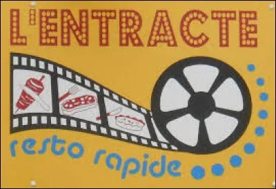 Complétez : __ entracte.