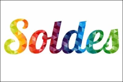 Complétez : __ solde.