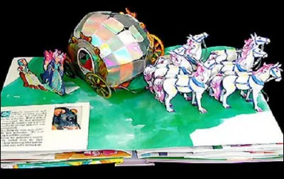 Pop-up superbement réalisé pour une illustration magistrale d'un conte écrit par de nombreux auteurs proposant des versions différentes. Reconnaissez-vous le conte ainsi mis en valeur ?