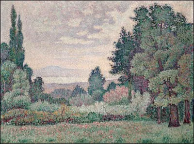 Qui a peint "Paysage aux deux cyprès" ?
