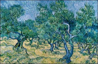 Qui a représenté ce "champ d'oliviers" ?