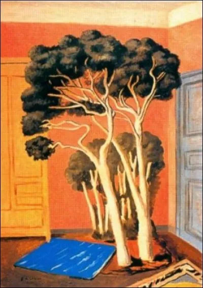 Qui représenté "Les arbres dans la chambre" ?