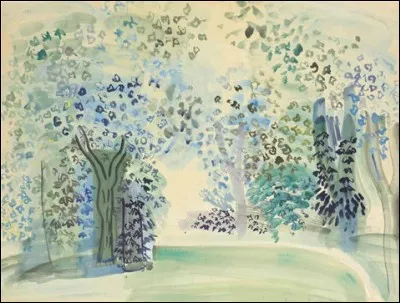 Qui a représenté ce "bouquet d' arbres" ?