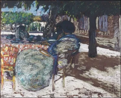 Qui a peint "Sous les arbres ?