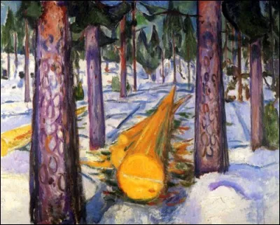 Qui est l'auteur du "tronc jaune" ?