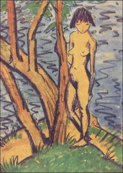 Qui a peint "Nue devant les arbres" ?