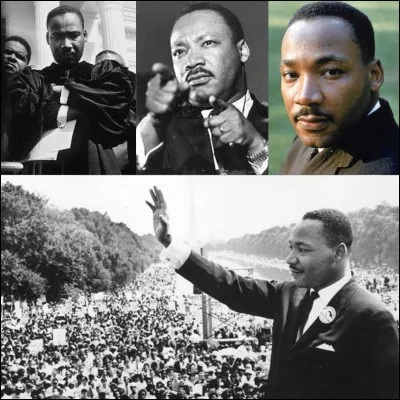 Cette personne est commémorée à la date anniversaire de sa naissance. Il a permis l'adoption du « Civil Rights Act » et le « Voting Rights Act ». Est-ce que vous allez rêver avec sa citation : 
« Nous devons apprendre à vivre ensemble comme des frères, sinon nous allons mourir tous ensemble comme des idiots. »
Qui est cette personne ?