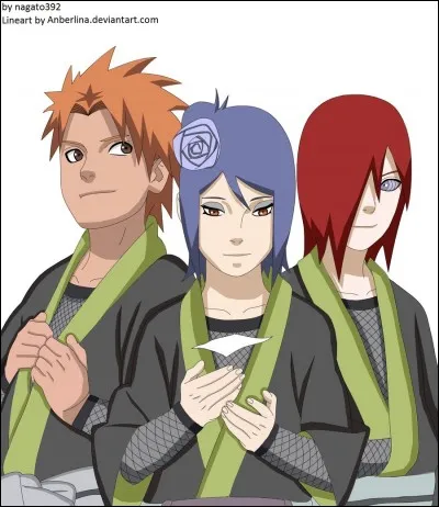 De quel village viennent Yahiko, Konan, Nagato ?