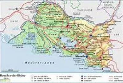 Dans laquelle de ces régions se situe le département des Bouches-du-Rhône ?