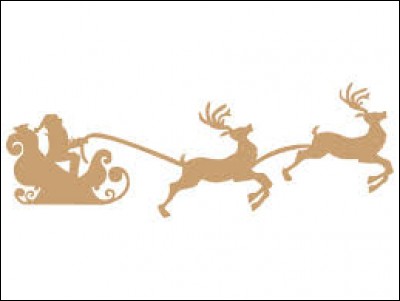 Le père Noël a huit rennes.