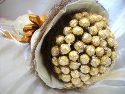 Merveilleuse présentation pour ces chocolats !