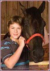 Qui est le cheval avec Simon ?