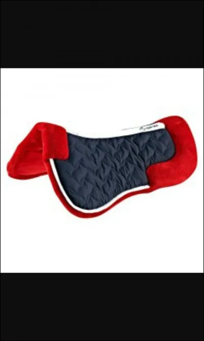 Qu'est-ce qu'on met entre le tapis et la selle du cheval ?