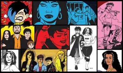 Quelle série des frères Hernandez, parue chez Fantagraphic books au début des années 80, a connu le succès ?