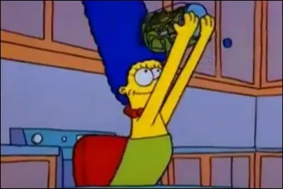 Où Marge cache-t-elle son bocal d'argent ?