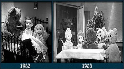 Enfin le moment d'aller au lit avec les souhaits de cette gentille équipe qui disait : "Bonne nuit les petits" et promettait de beaux rêves.
Comment s'appelait la petite fille, à l'origine, en 1962 ?