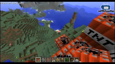 En mode créatif, les monstres et autres dangers blessent le joueur.