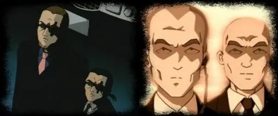 Les deux séries possèdent aussi une organisation secrète qui est pratiquement identique d'une série à l'autre ! De quoi s'agit-il ?