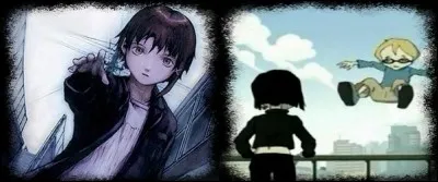 Lain acquiert peu à peu des pouvoirs qu'elle peut aussi utiliser dans le monde réel. Ainsi, elle casse des lunettes à infrarouge par la simple pensée, entre autre. 
À l'origine, Yumi pouvait elle aussi utiliser son pouvoir sur Terre. Lequel ?