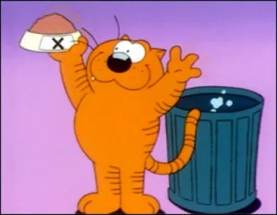 Dans la série américaine intitulée « Les Entrechats », comment s'appelle ce gros chat orange ?