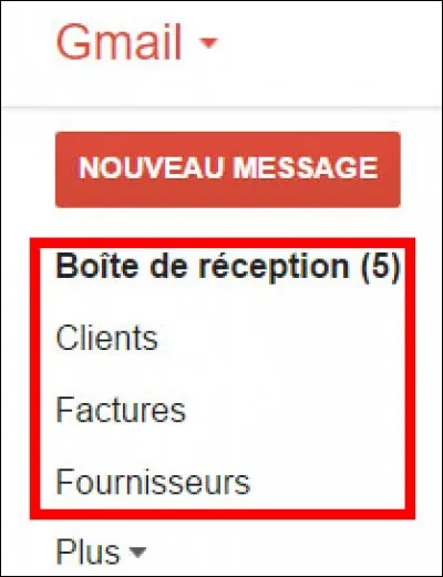 Que peut-on trouver dans le menu ci-dessous (se trouvant à gauche de l'écran) ?