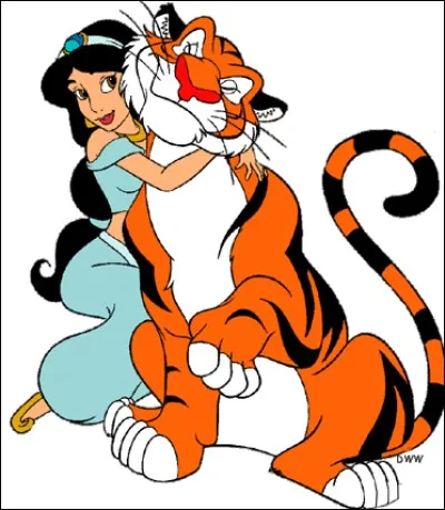 Comment ce tigre, qui figure dans les films "Aladdin", s'appelle-t-il ?