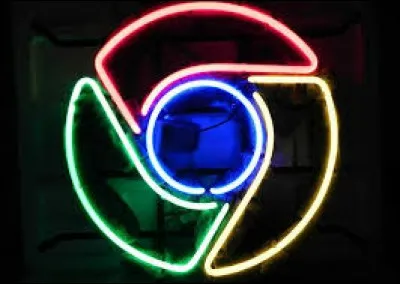 Quelles sont les quatre couleurs qui composent le logo du navigateur "Google Chrome" ?