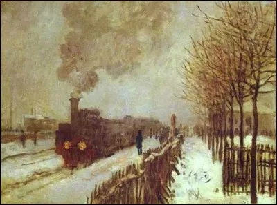 A qui doit-on "Train dans la neige" ?