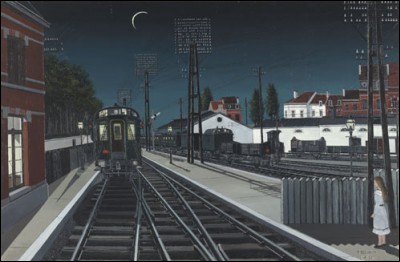 Qui a peint "Le train du soir" ?