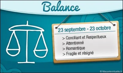 Laquelle de ces constellations correspond à la Balance ?