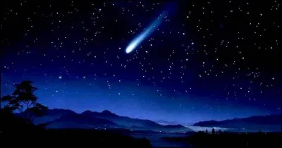 Vrai ou faux ? Une étoile filante est une étoile qui tombe de sa place dans l'espace.