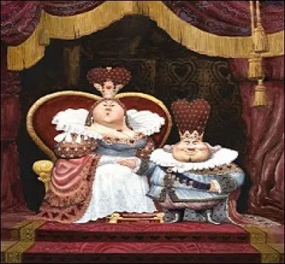 Dans quel animé trouverez-vous le Roi et la Reine de cur ?
