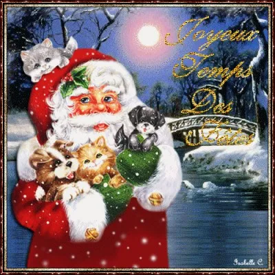 Combien le Père Noël porte-t-il de chiens ?