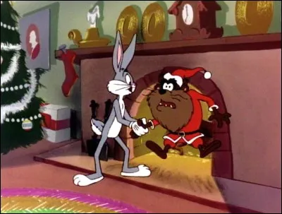 Mais qui se trouve dans la cheminée à la place du Père Noël ?