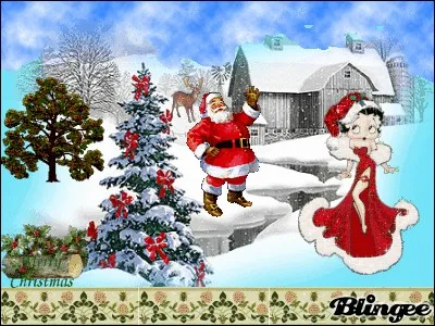 Quelle est cette jolie Mère Noël ?